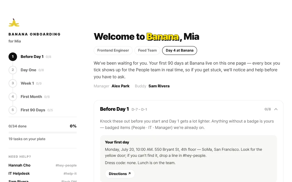 Preview of Onboarding Guide